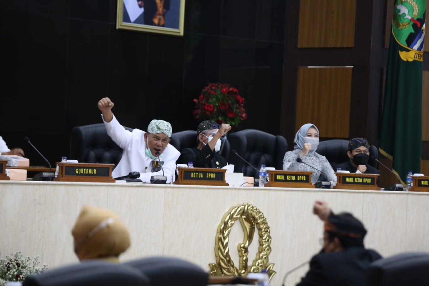 DPRD Provinsi Jawa Barat menggelar Rapat Paripurna Istimewa Dalam Rangka Memperingati Hari Jadi ke-76 Jawa Barat. (Foto: Budi/Humas DPRD Jabar)