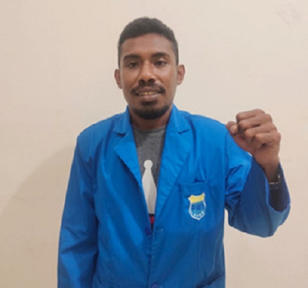 Junaidin Leti, Ketua Biro Advokasi Hak dan Ham PC PMII Kota Bandung